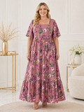 Maxi Robe ELENA -vieux rose