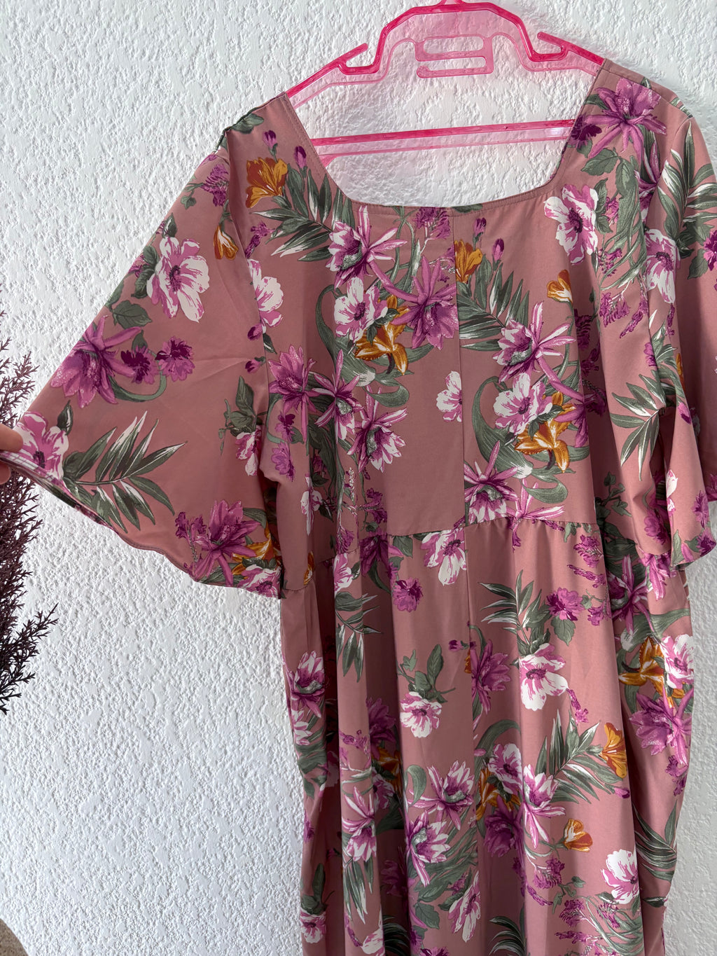 Maxi Robe ELENA -vieux rose