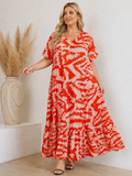 Maxi robe Célina - orange