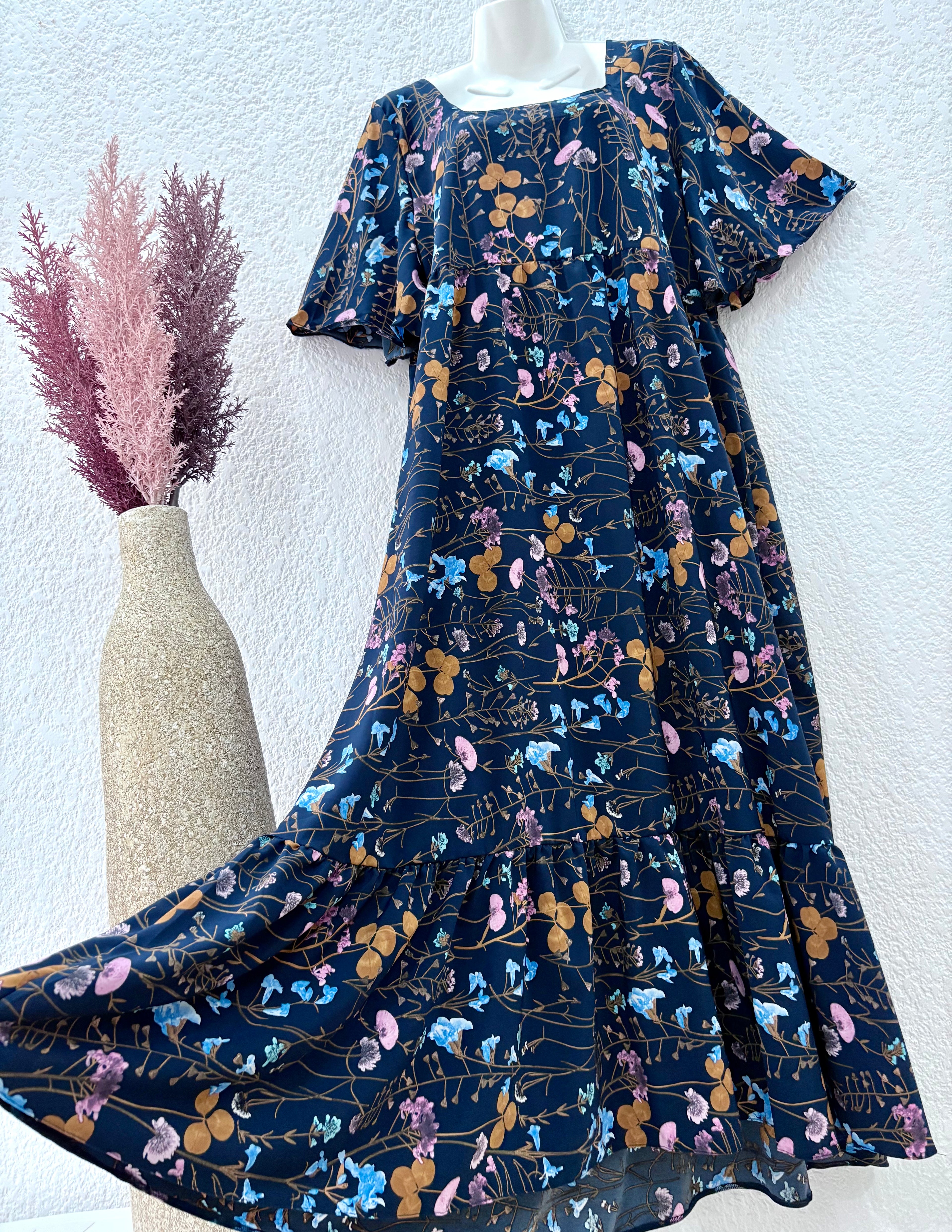 Maxi Robe ELENA -Marine