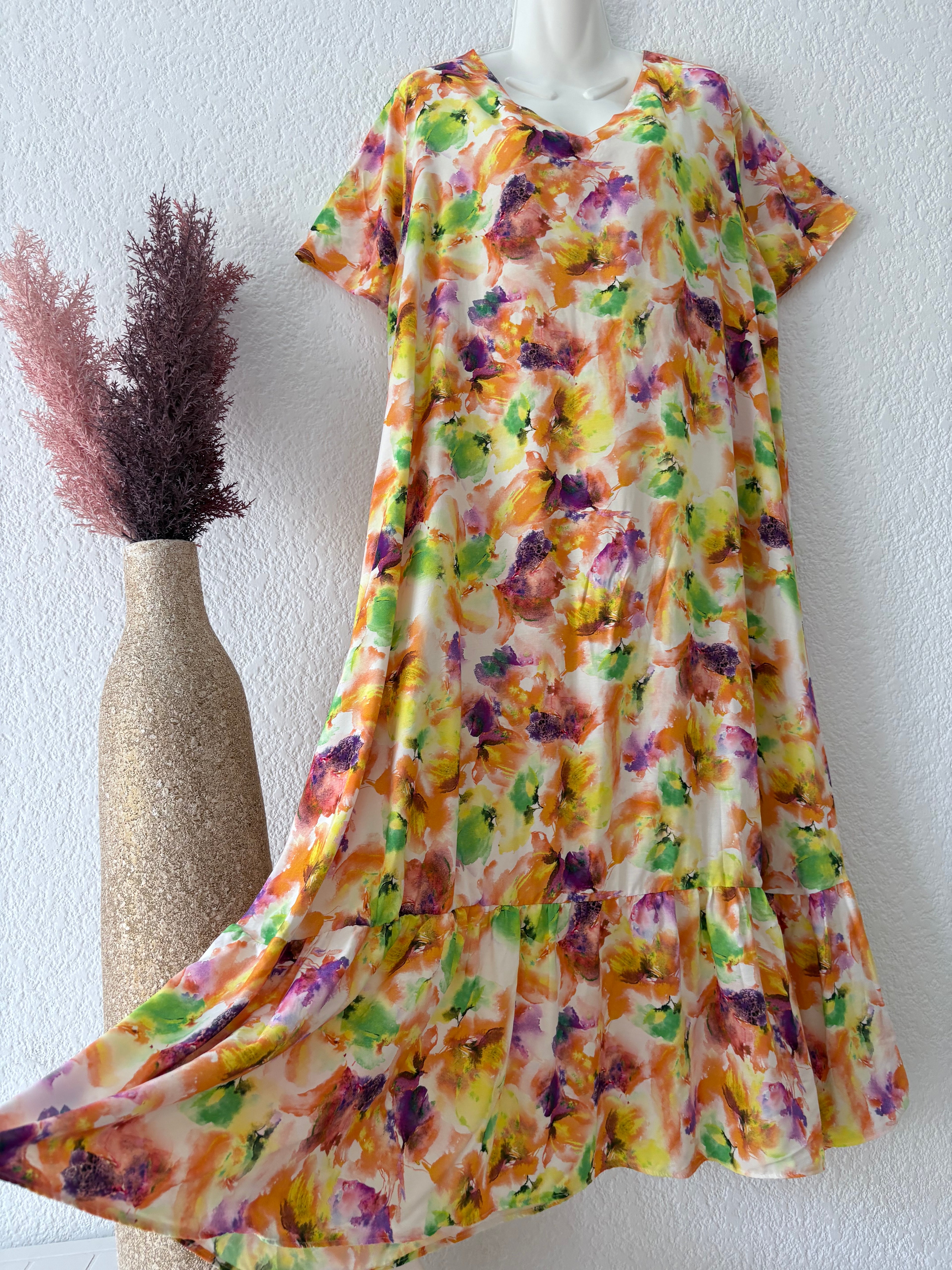 Maxi Robe Célina - fleurie