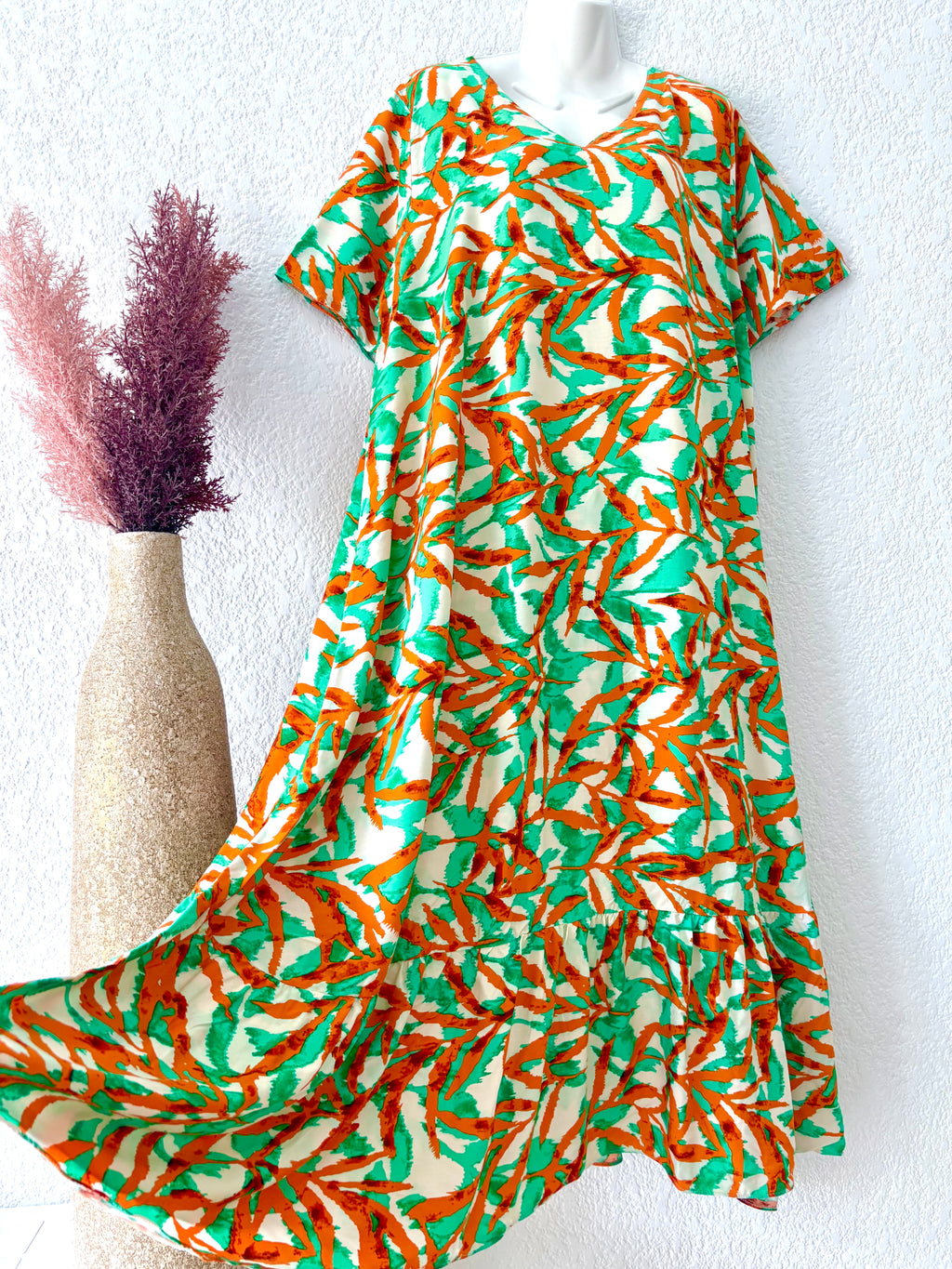 Maxi Robe Célina - Motif branches