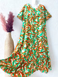 Maxi Robe Célina - Motif branches