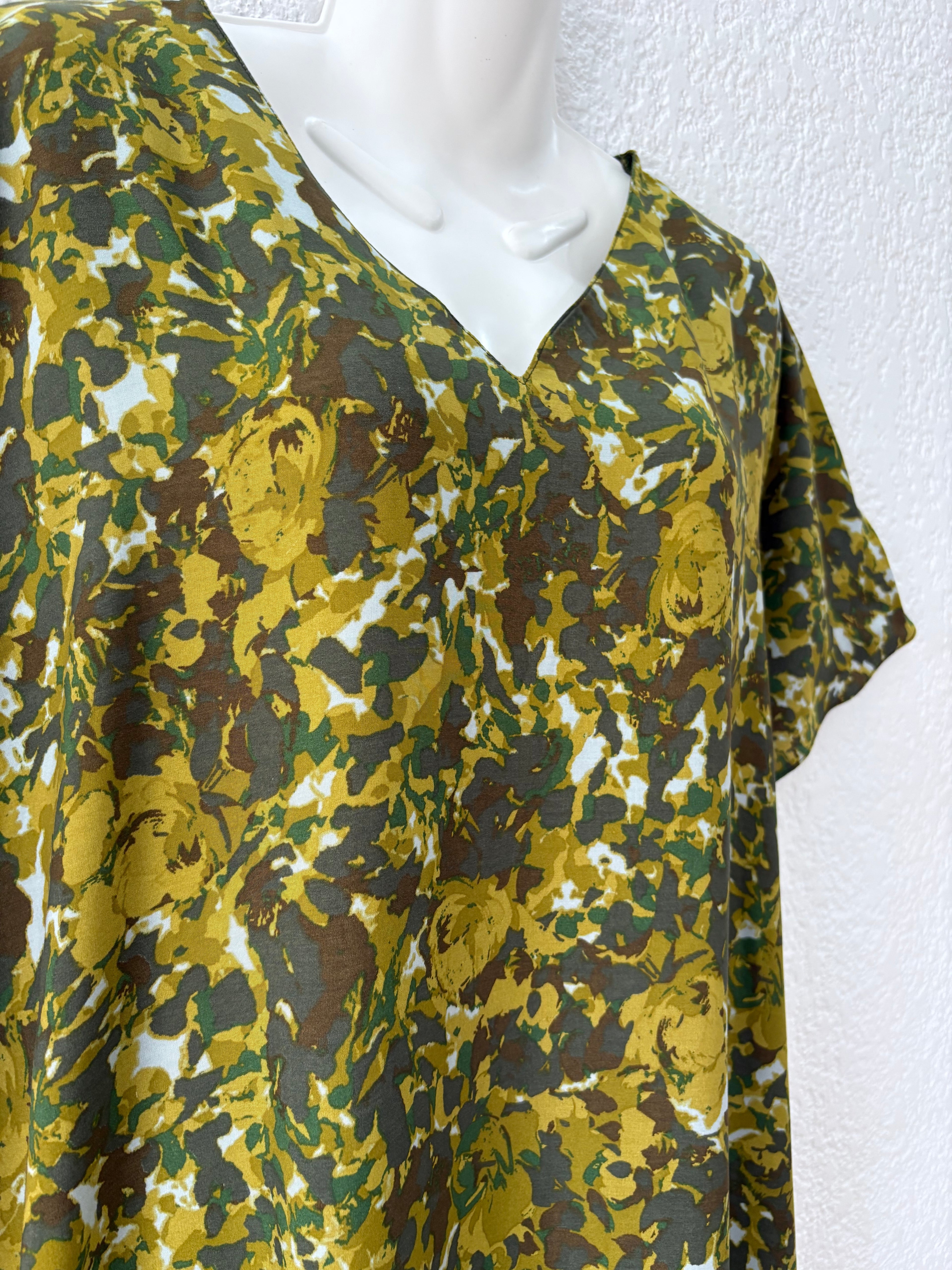 Maxi robe Célina - kaki